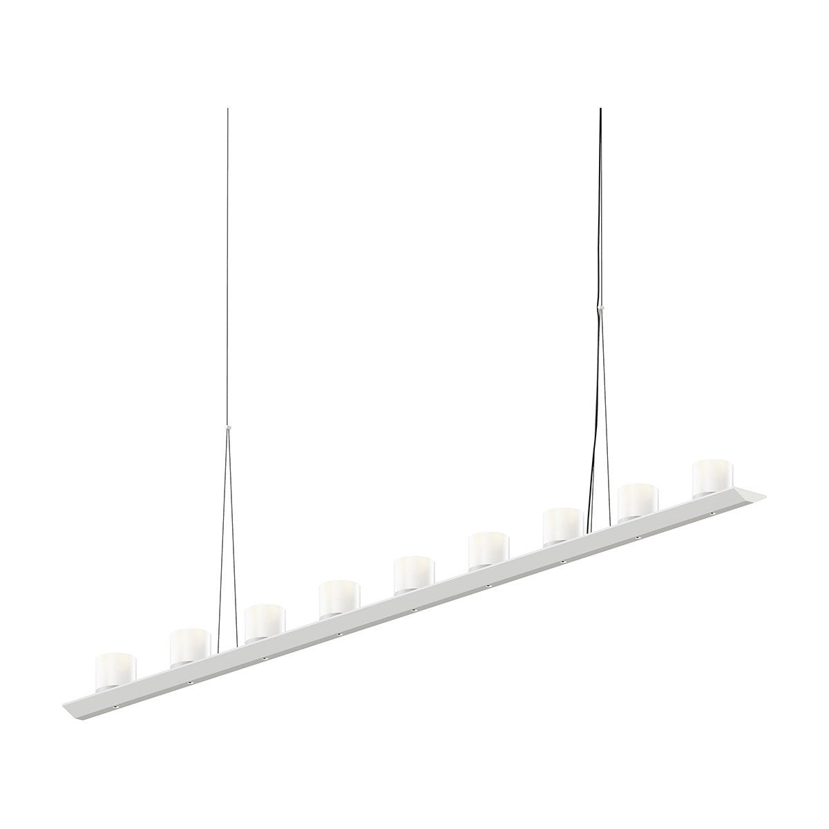 Sonneman Lighting Votives 6' LED Bar Pendant in Satin White 2859.03-LW