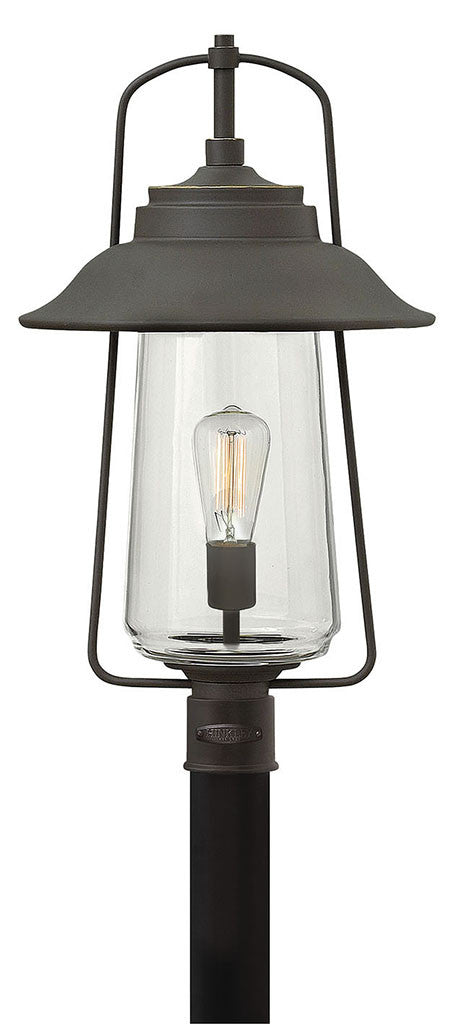 Hinkley Lighting Belden Place Large Post Top or Pier Mount Lantern Oil Rubbed Bronze 2861OZ