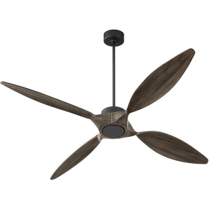 Quorum Papillon Ceiling Fan in Matte Black  28664-59