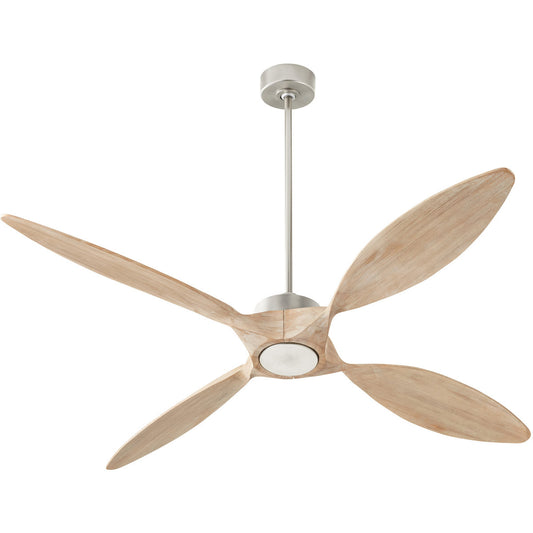 Quorum Papillon Ceiling Fan in Satin Nickel  28664-65