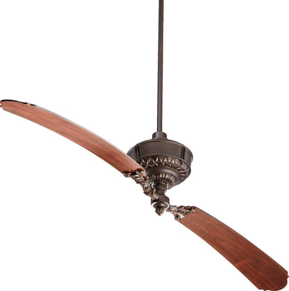 Quorum Turner Ceiling Fan in Oiled Bronze 28682-86