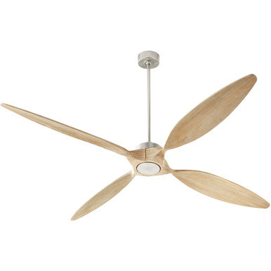 Quorum Papillon Ceiling Fan in Satin Nickel  28804-65