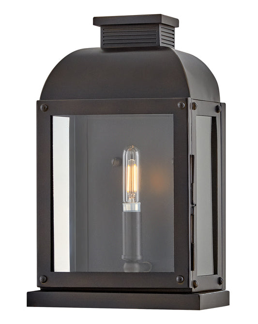 Hinkley Lighting Tiverton Small Wall Mount Lantern Dark Oxidized Brass 28830DX