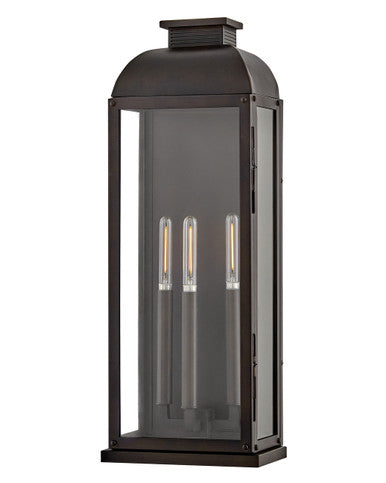 Hinkley Lighting Tiverton Large Wall Mount Lantern Dark Oxidized Brass 28835DX