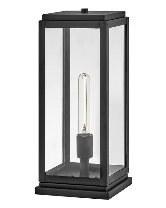 Hinkley Lighting Max Medium Pier Mount Lantern Black 28857BK