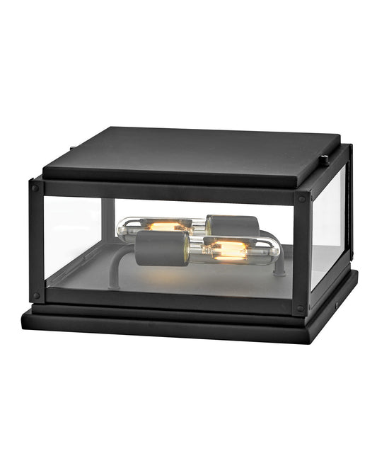 Hinkley Lighting Max Small Pier Mount Lantern Black Low Voltage Bulb(s) Included  28858BK-LV