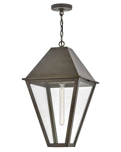 Hinkley Lighting Endsley Large Hanging Lantern Blackened Brass 28862BLB