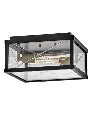 Hinkley Lighting Monte Small Flush Mount Black 28881BK