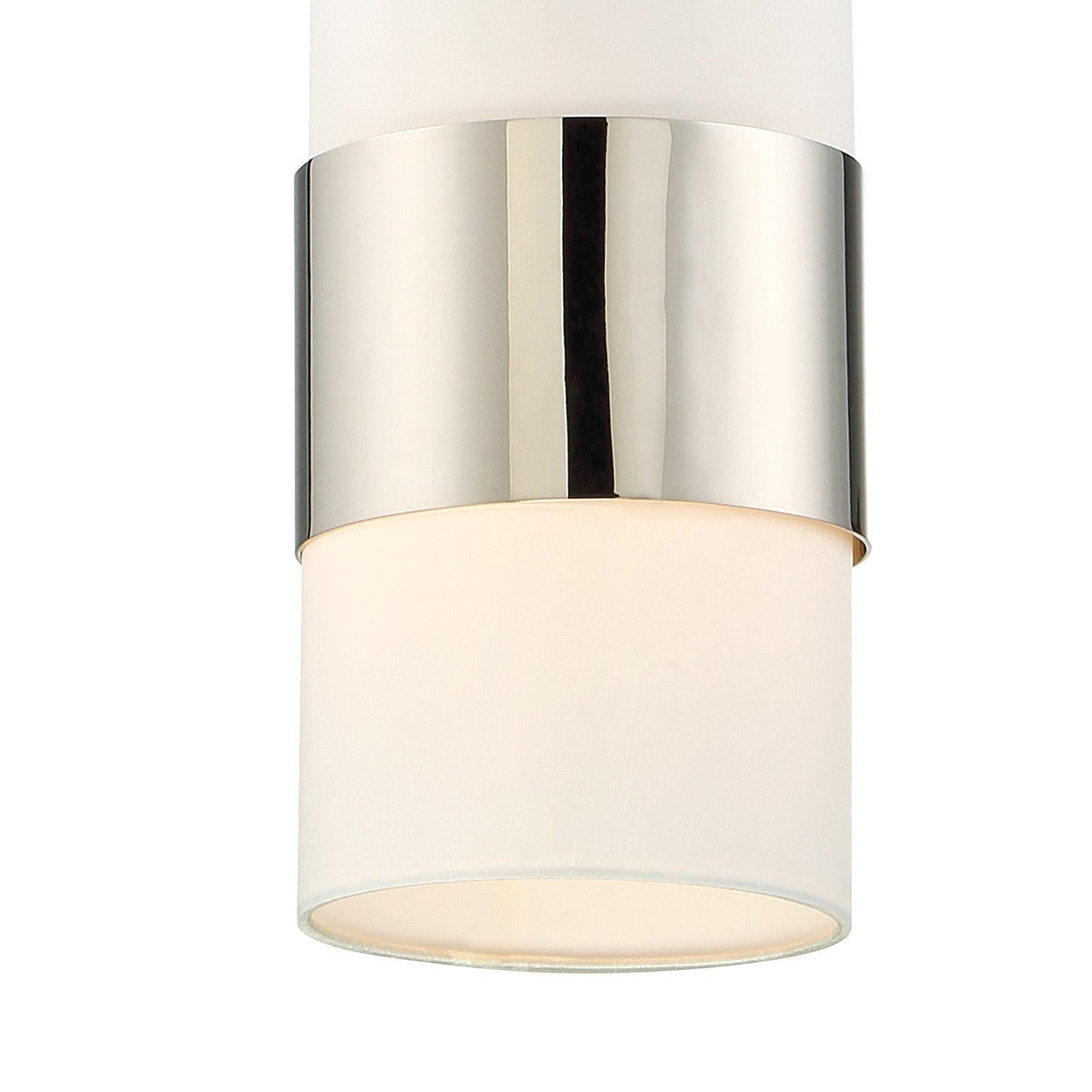 Crystorama Libby Langdon for Crystorama Grayson 1 Light Polished Nickel Pendant 290-PN