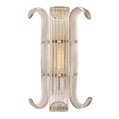 Hudson Valley Lighting Brasher Wall Sconce in Polished Nickel 2900-PN