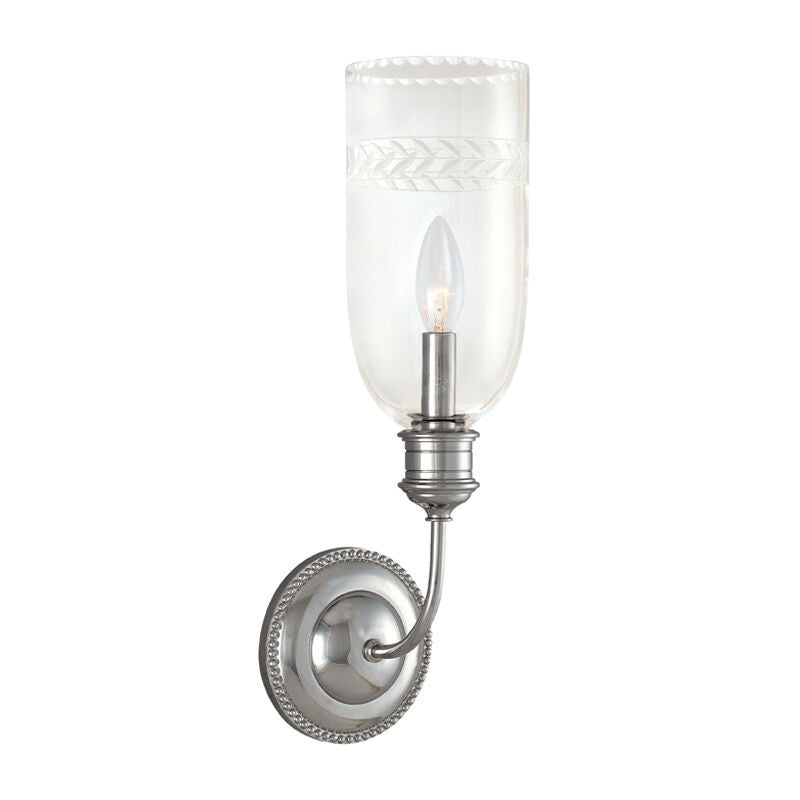 Hudson Valley Lighting Lafayette Wall Sconce in Polished Nickel 291-PN