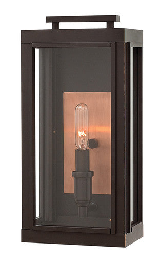 Hinkley Lighting Sutcliffe Small Wall Mount Lantern Oil Rubbed Bronze LED Bulb(s) Included 2910OZ-LL