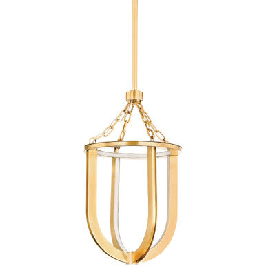 Hudson Valley Lighting Tournu Lantern in Aged Brass 2913-AGB