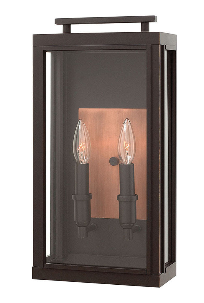 Hinkley Lighting Sutcliffe Medium Wall Mount Lantern Oil Rubbed Bronze 2914OZ