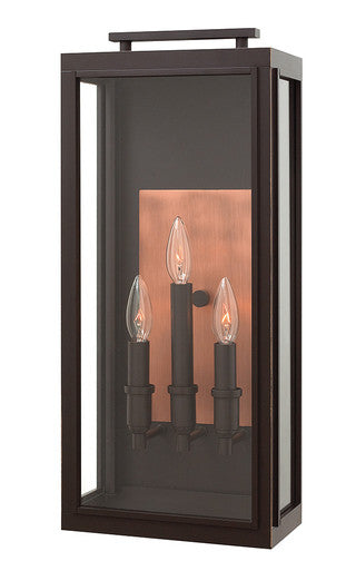 Hinkley Lighting Sutcliffe Large Wall Mount Lantern Oil Rubbed Bronze LED Bulb(s) Included 2915OZ-LL