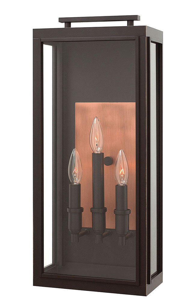 Hinkley Lighting Sutcliffe Large Wall Mount Lantern Oil Rubbed Bronze 2915OZ