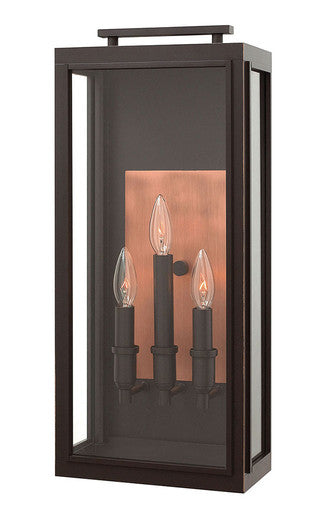 Hinkley Lighting Sutcliffe Large Wall Mount Lantern Oil Rubbed Bronze 2915OZ