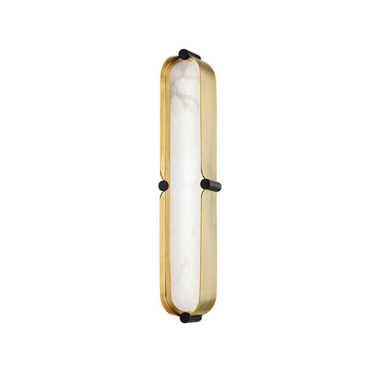 Hudson Valley Lighting Tribeca Bath And Vanity in Aged Brass/black 2916-AGB/BK