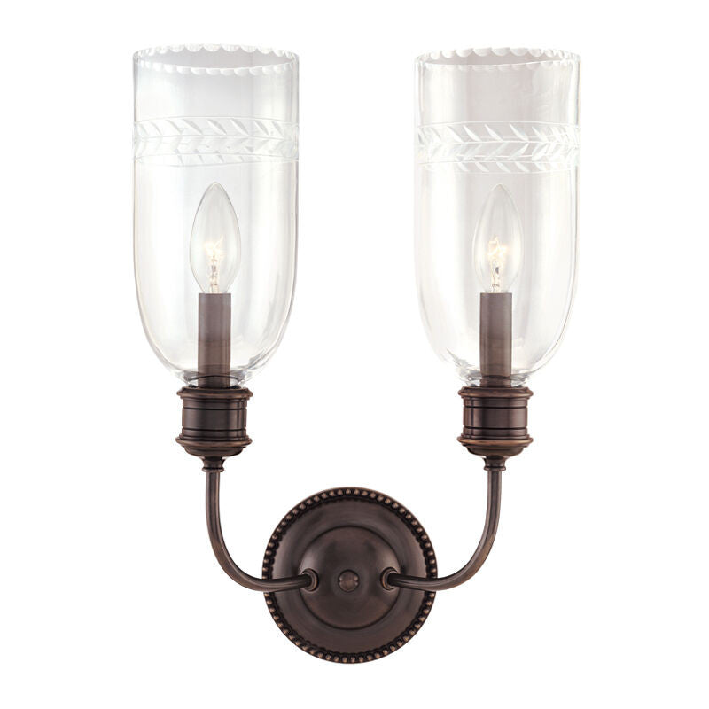 Hudson Valley Lighting Lafayette Wall Sconce in Old Bronze 292-OB