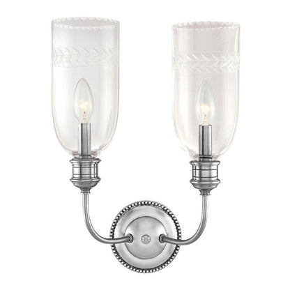 Hudson Valley Lighting Lafayette Wall Sconce in Polished Nickel 292-PN