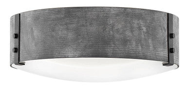 Hinkley Lighting Sawyer Medium Flush Mount Aged Zinc 29203DZ