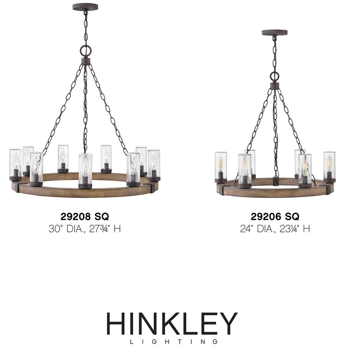 Hinkley Lighting Sawyer Medium Single Tier Sequoia 29206SQ