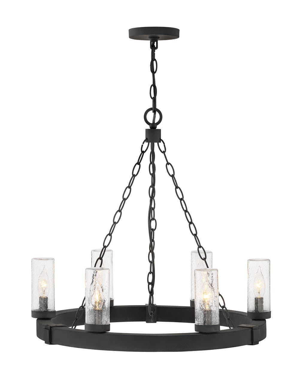 Hinkley Lighting Sawyer Medium Single Tier in Black 29206BK