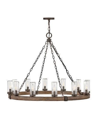 Hinkley Lighting Sawyer Large Single Tier Sequoia 29207SQ