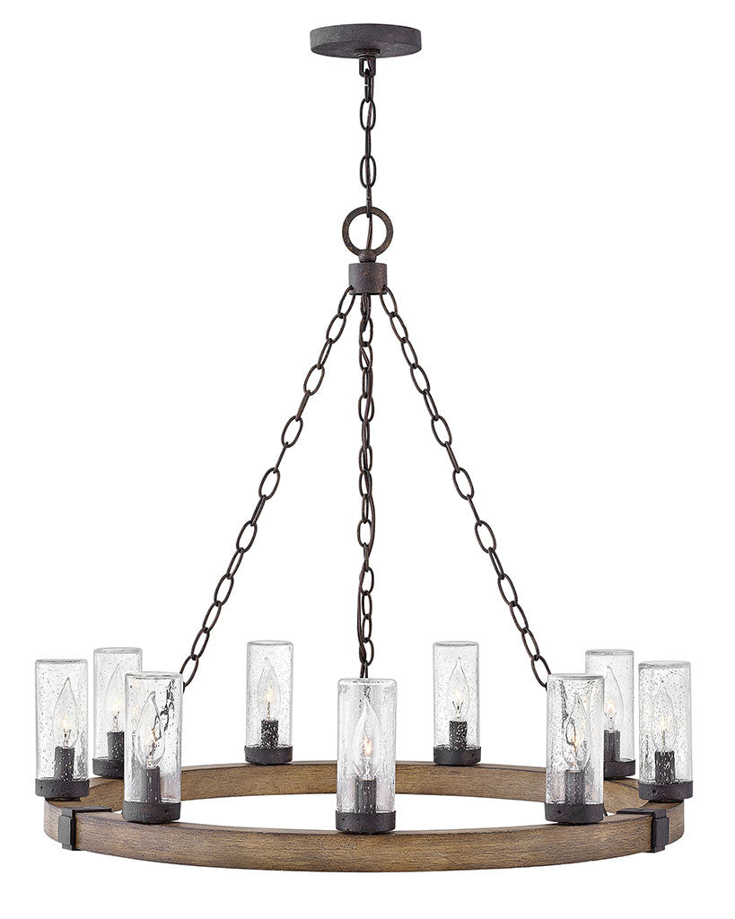 Hinkley Lighting Sawyer Large Single Tier Sequoia 29208SQ