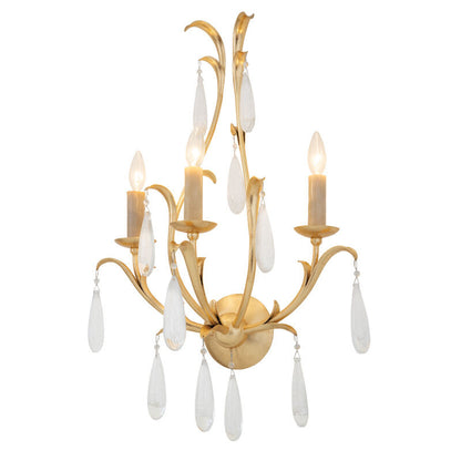 Corbett Lighting Prosecco Wall Sconce in Gold Leaf 293-13