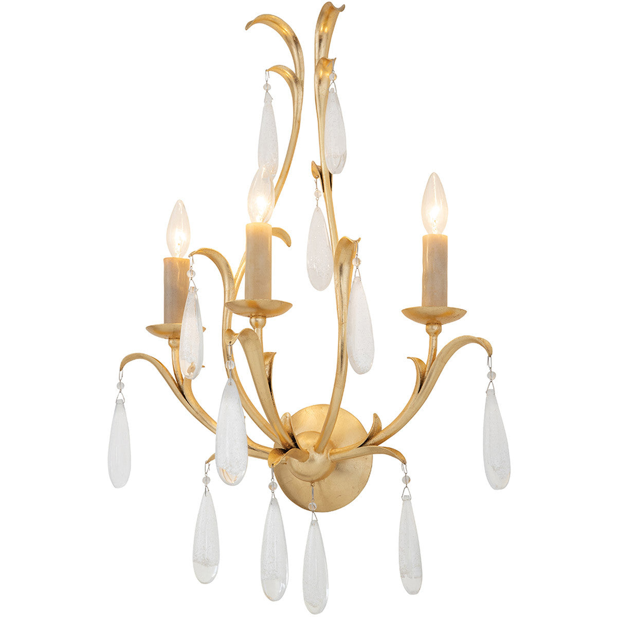 Corbett Lighting Prosecco Wall Sconce in Gold Leaf 293-13