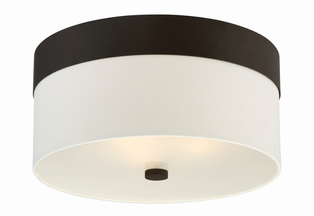 Crystorama Libby Langdon for Crystorama Grayson 3 Light Dark Bronze Ceiling Mount 293-DB