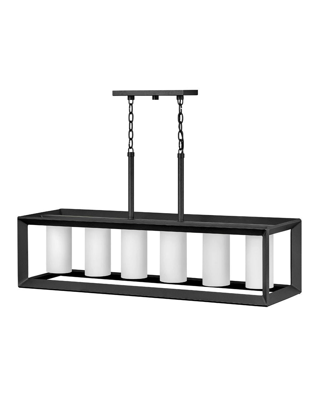 Hinkley Lighting Rhodes Six Light Linear Brushed Graphite 29306BGR