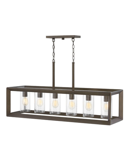 Hinkley Lighting Rhodes Six Light Linear Warm Bronze 29306WB