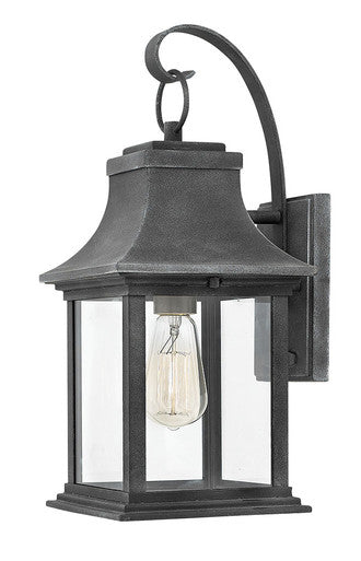 Hinkley Lighting Adair Small Wall Mount Lantern Aged Zinc 2930DZ