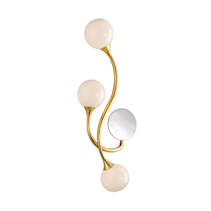 Corbett Lighting Signature Wall Sconce in Gold Leaf 294-14