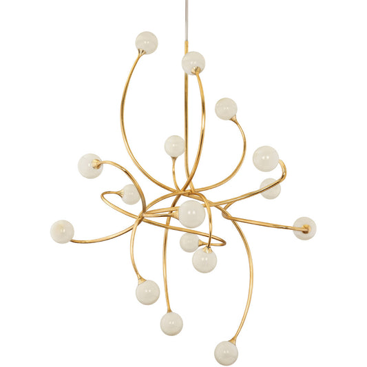 Corbett Lighting Signature Chandelier in Gold Leaf 294-716