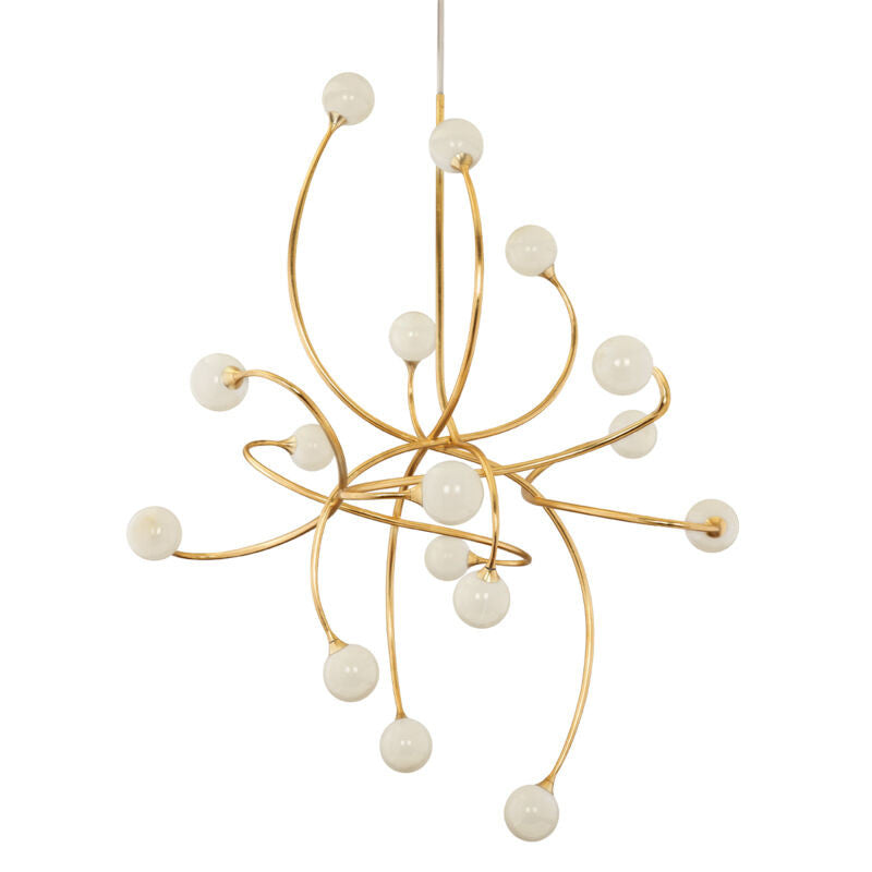 Corbett Lighting Signature Chandelier in Gold Leaf 294-716