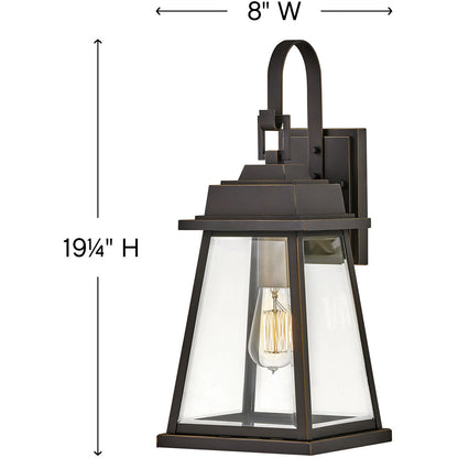 Hinkley Lighting Bainbridge Medium Wall Mount Lantern Oil Rubbed Bronze 2944OZ