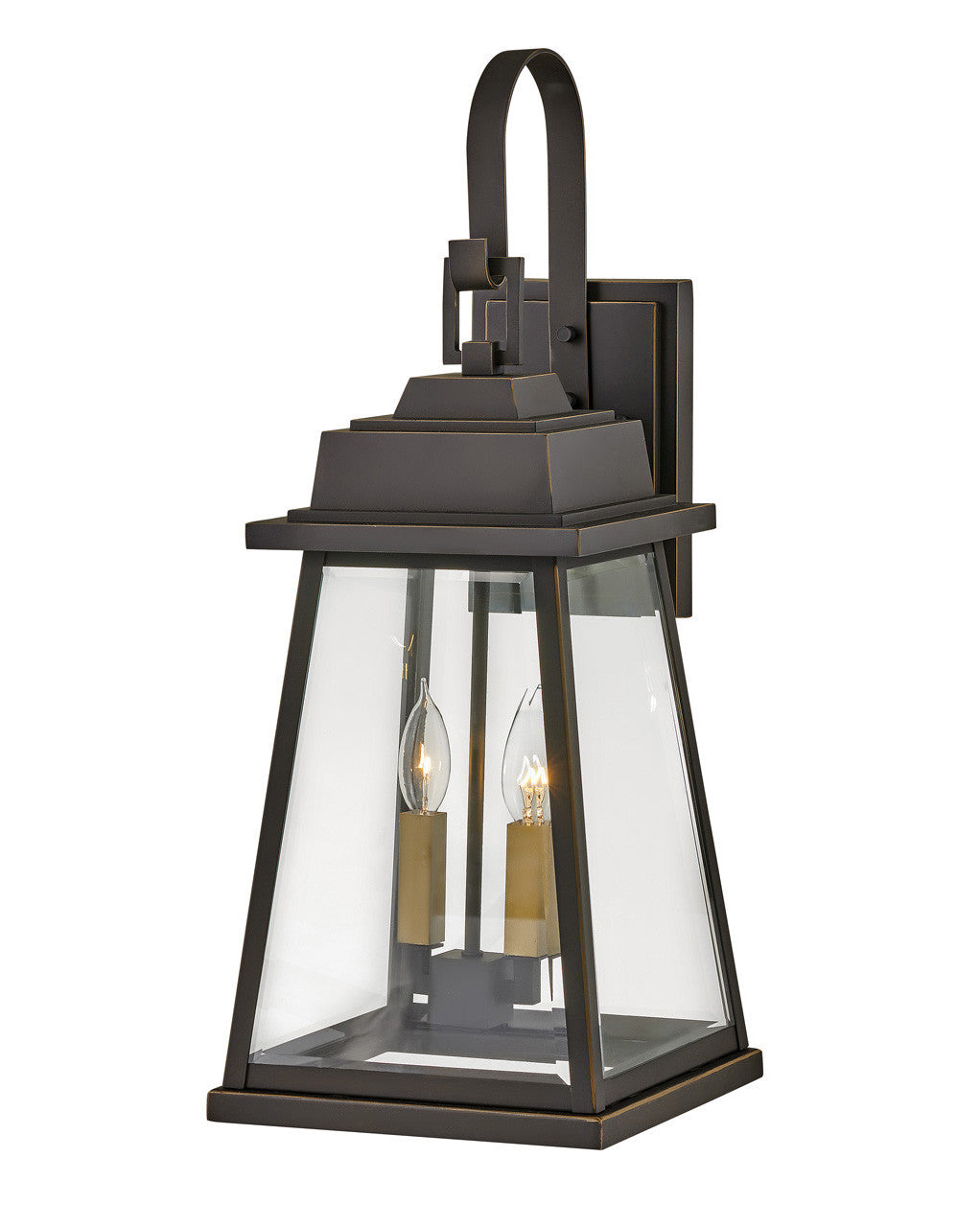 Hinkley Lighting Bainbridge Large Wall Mount Lantern Oil Rubbed Bronze 2945OZ