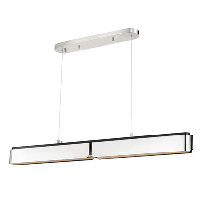 Hudson Valley Lighting Tribeca Linear in Burnished Nickel/black Combo 2948-BN/BK