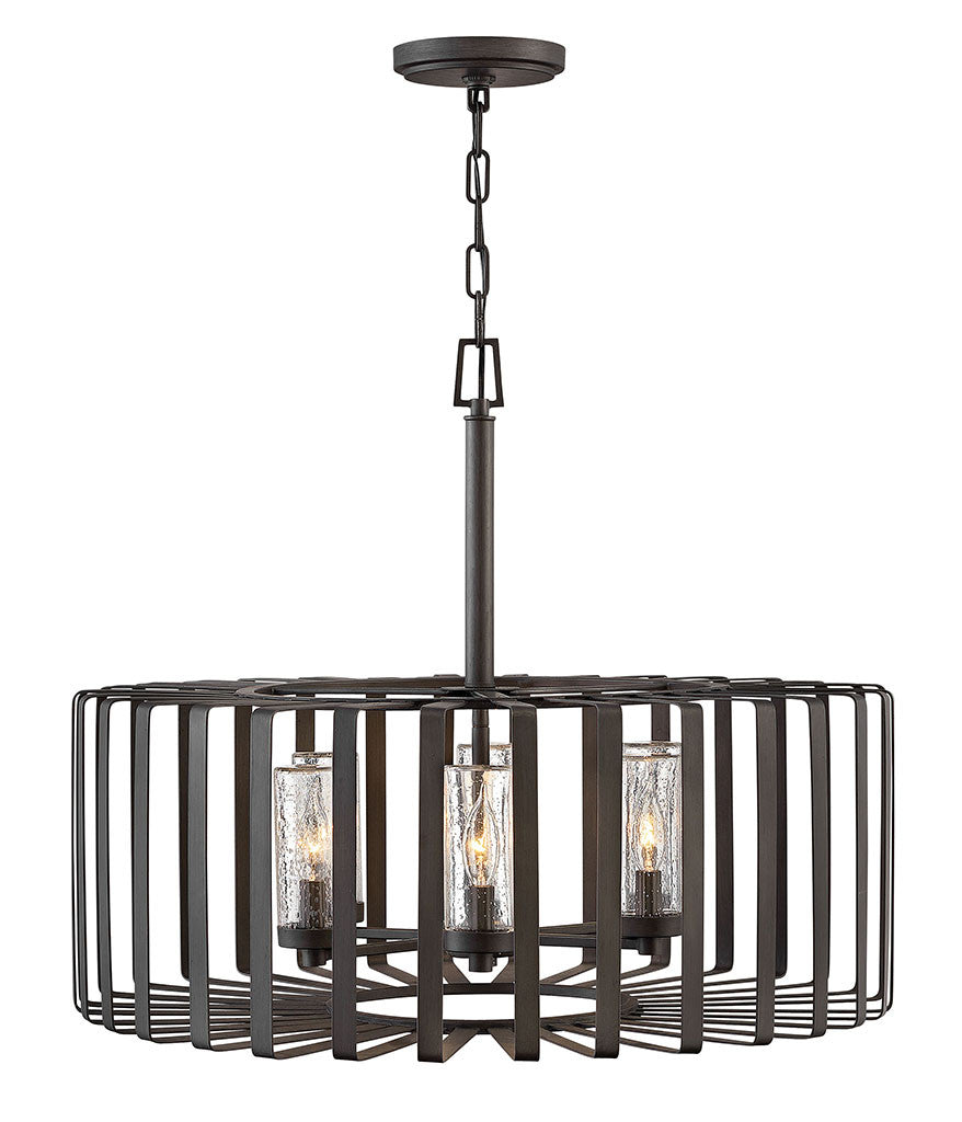 Hinkley Lighting Reid Large Single Tier Brushed Graphite 29505BGR