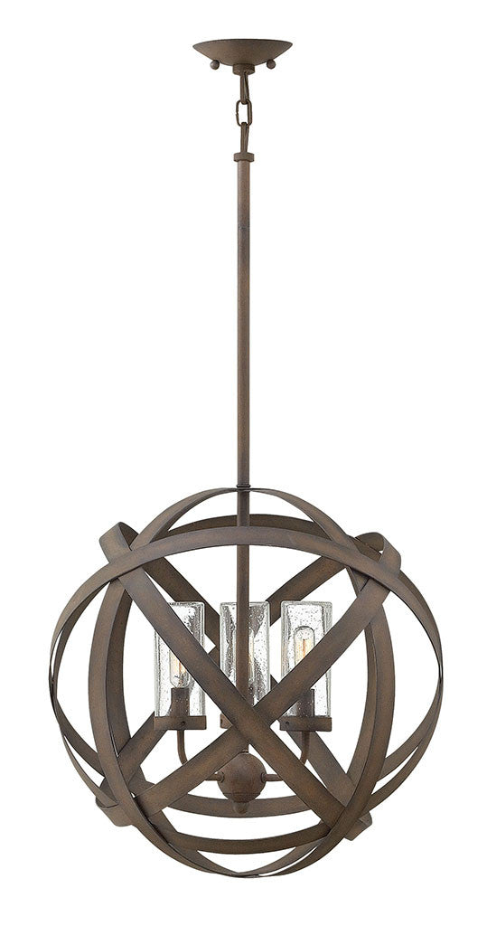 Hinkley Lighting Carson Medium Orb Vintage Iron 29703VI