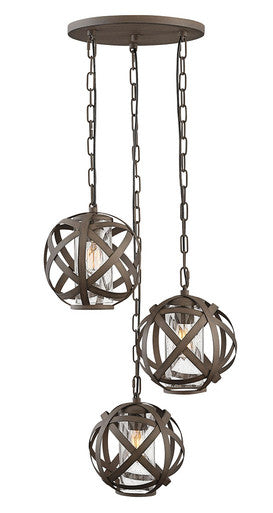 Hinkley Lighting Carson Small Pendant Vintage Iron 29704VI