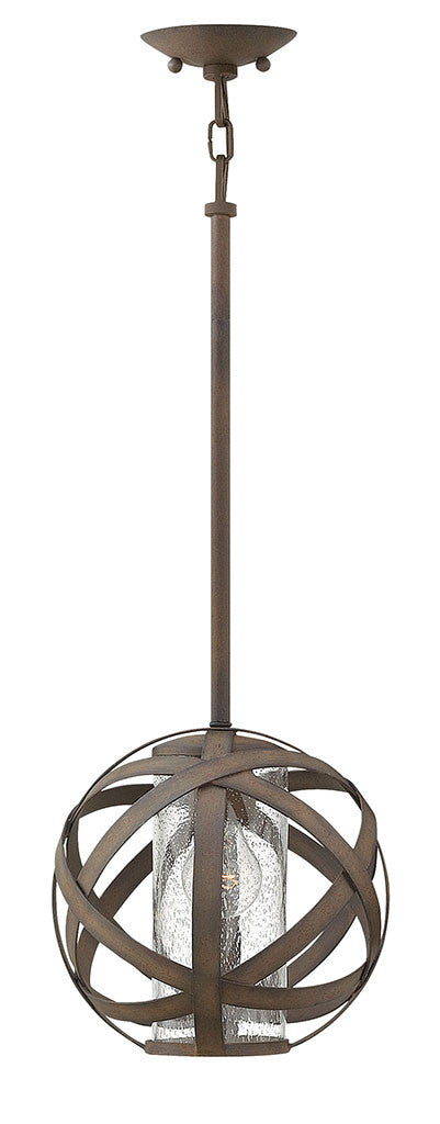 Hinkley Lighting Carson Small Pendant Vintage Iron 29707VI