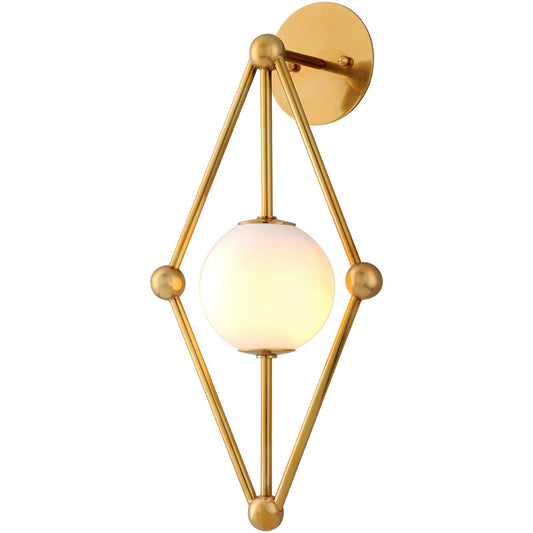 Corbett Lighting Bickley Wall Sconce in Vintage Brass 298-11