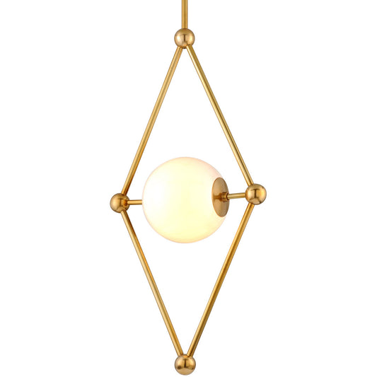 Corbett Lighting Bickley Pendant in Vintage Brass 298-42