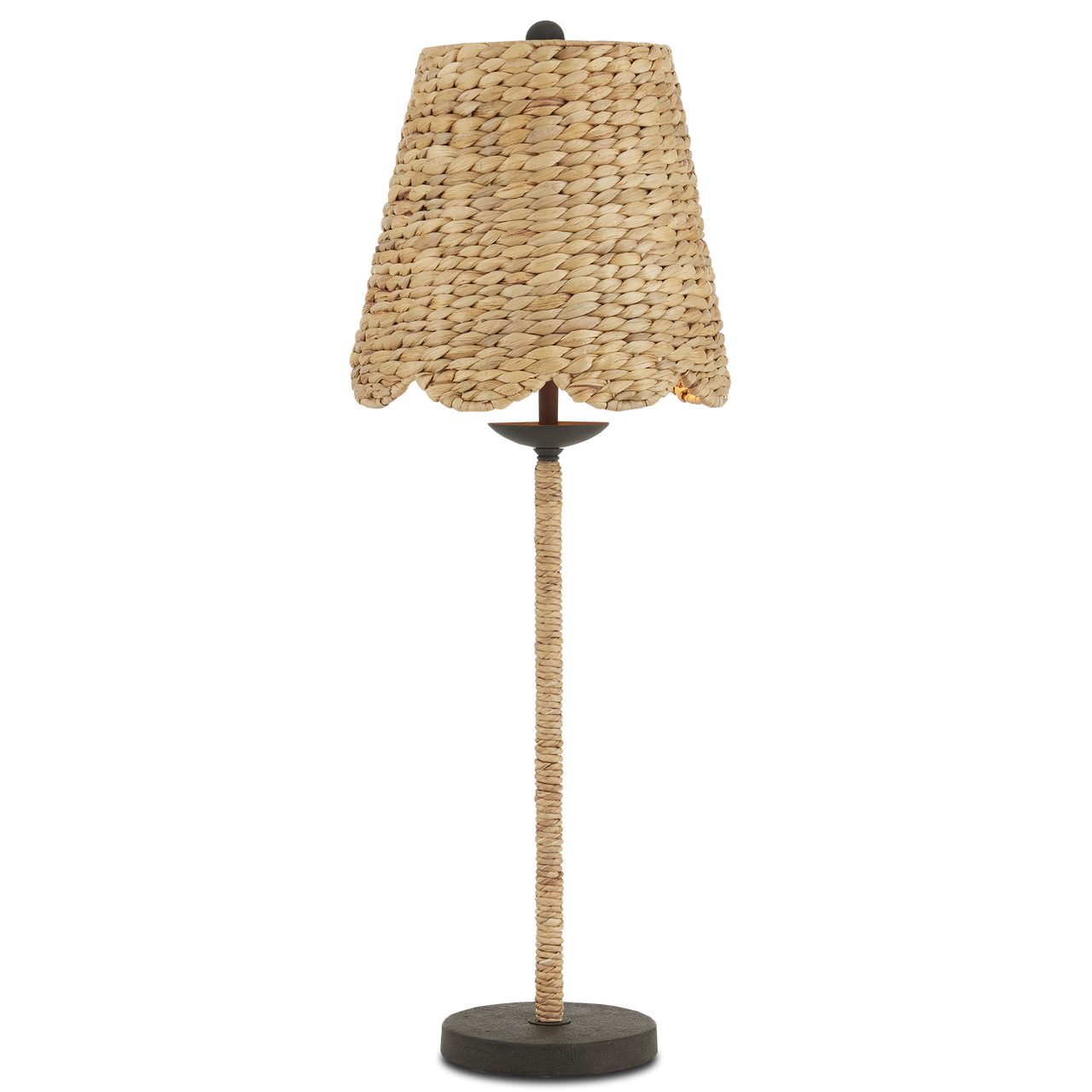 Currey & Co. 33.5" Annabelle Water Hyacinth Table Lamp 6000-0902