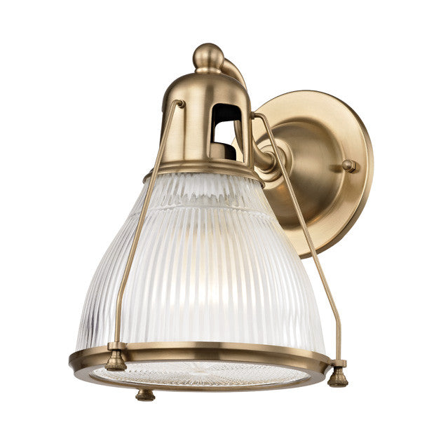 Hudson Valley Lighting Haverhill Wall Sconce in Aged Brass 7301-AGB