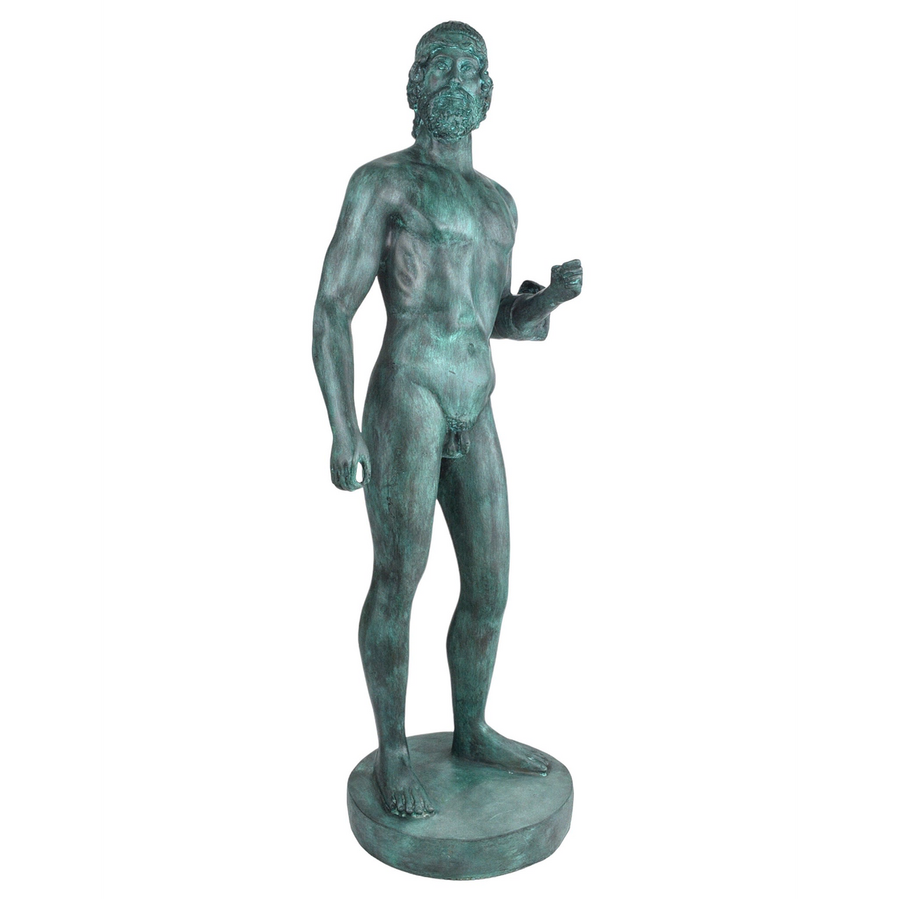 Currey & Co. Standing Greek Warrior Bronze 1200-0717